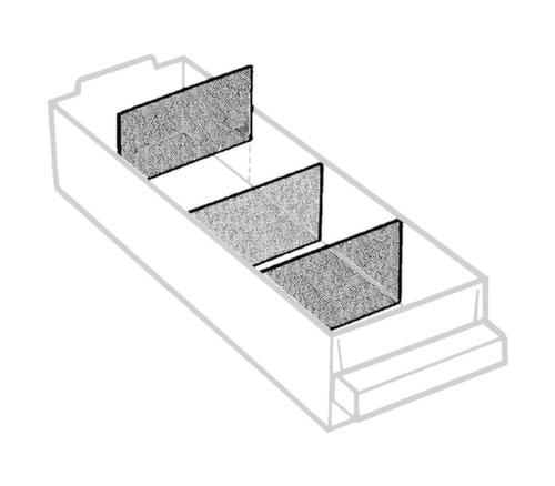 raaco Querteiler für Klarsichtmagazin