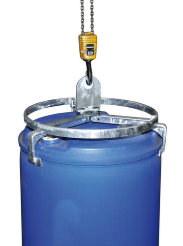 Fasstraverse für Stahl- und Kunststofffässer, Aufnahme stehend