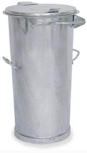 System-Mülltonne aus verzinktem Stahl