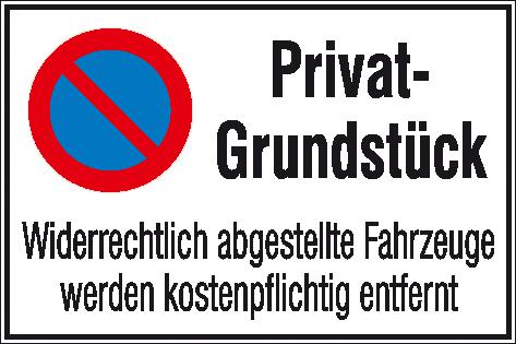 Halteverbotskombischild