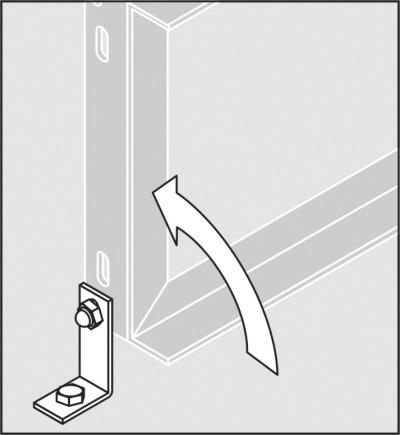 Bodenbefestigung für Fahrradständer