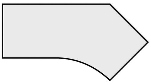 Gera Winkel-Schreibtisch Pro mit 4-Fußgestell und Feinspanplatte