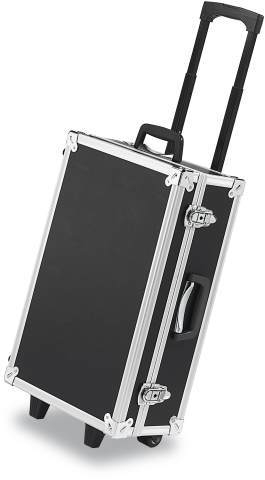 Franken Moderatorenkoffer aus Aluminium