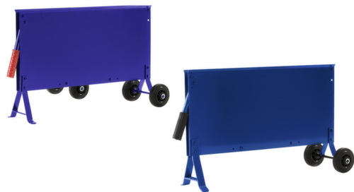 Fahrbares Abrollgerät für Stahl-Umreifungsband