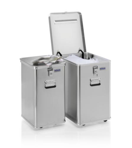 Gmöhling Alu-Akten-Entsorgungsbehälter G®-DOCU mit Einwurfschlitz mit Durchgriffsicherung