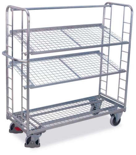 VARIOfit Etagenwagen mit neigbaren Drahtgitterböden