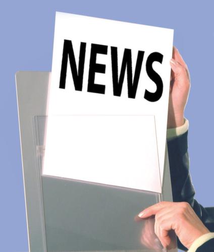 Infoschild für Prospektständer