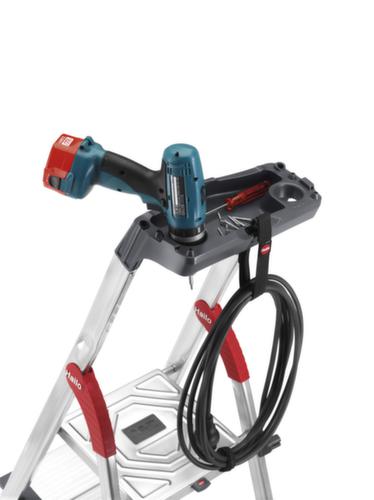 Hailo Einseitige Stufenstehleiter ComfortLine L80 mit XXL-Stufen