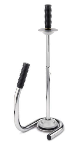 Abroller für Stretchfolie, Chrom