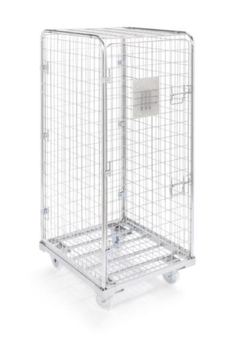 Sicherheitsrollbehälter, Traglast 500 kg, Länge x Breite 715 x 805 mm