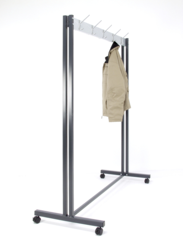 Sypro Fahrbare Reihengarderobe zweiseitig