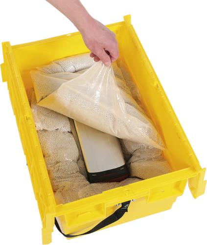 Lithium-Ionen Lagerbehälter mit Brandschutz-Füllmaterial, Inhalt 55 l