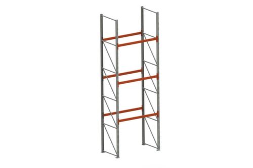 META Palettenregal MULTIPAL für 8 Paletten, 1825 mm breit, 4 Lagerebenen