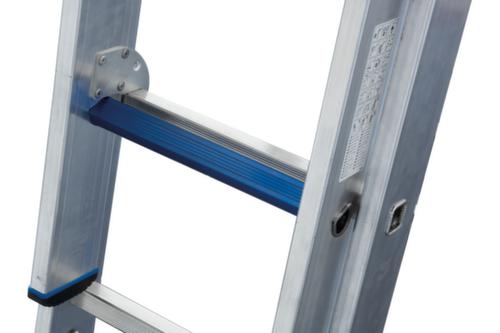 Krause Mehrzweckleiter STABILO® Professional +S mit Sprossen und Stufen, 2 x 9 rutschsicher profilierte Sprossen und Stufen
