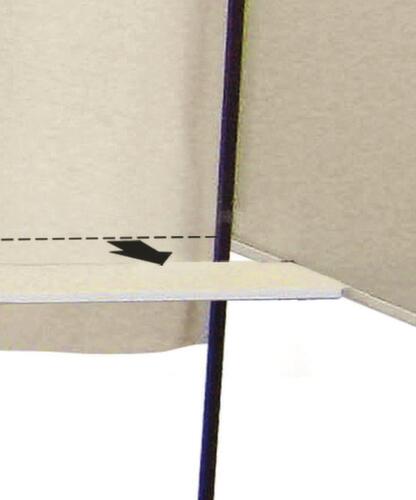 PROCITY Wahlkabine für Rollstuhlfahrer, Breite x Tiefe 1000 x 1300 mm