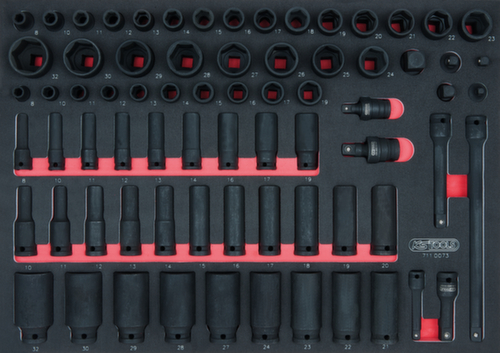 KS Tools 3/8"+1/2" SCS Kraft-Steckschlüssel-Satz