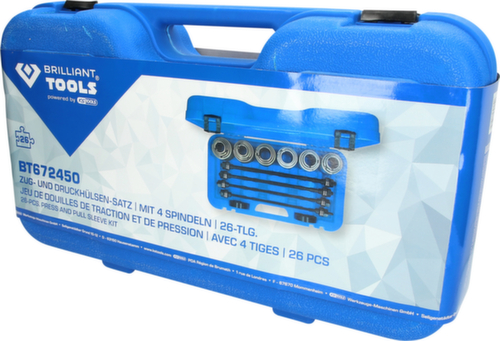 Brilliant Tools Zug- und Druckhülsen-Satz