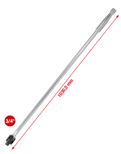 KS Tools 3/4" CHROMEplus Gelenk-Steckgriff