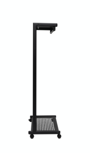 Kompakte Reihengarderobe MAULbolero fahrbar, RAL9004 Signalschwarz