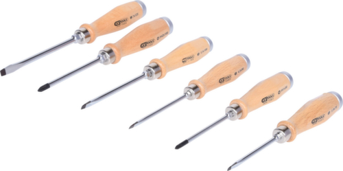 KS Tools ERGOTORQUE WOODmax Schlag-Schraubendreher-Satz
