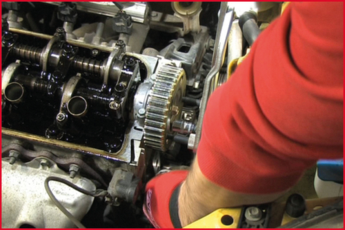 KS Tools Universal Riemenscheiben-Gegenhalter-Satz