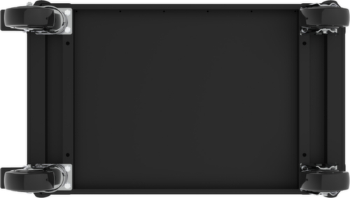 KS Tools PERFORMANCEplus P10 SCHWARZ/ROT Werkstattwagen mit 8 Schubladen