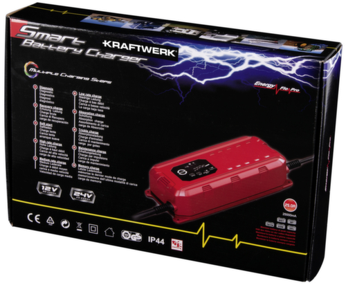 KRAFTWERK® Smart-Batterie-Ladegerät 12/24 V 25 A