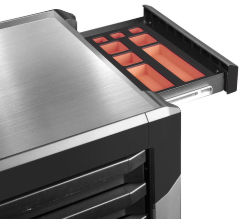 KRAFTWERK® Robuster Werkstattwagen PRO LINE PT800 inkl. 143-teiligem Werkzeugsatz, 7 Schublade(n)