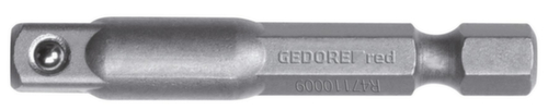GEDORE R47110009 Antriebsadapter 1/4" 4-kant x 1/4" 6-kant 50 mm