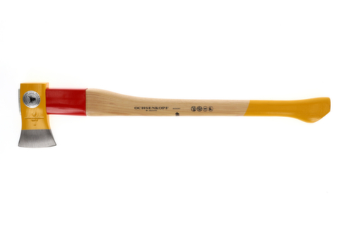 OX 648 H-1257 SPALT-FIX-Axt ROTBAND-PLUS mit 70cm Hickorystiel