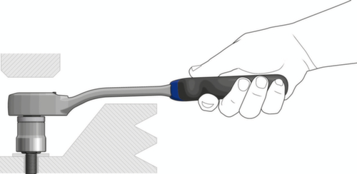 GEDORE 1993 U-20 G Umschaltknarre 1/2"