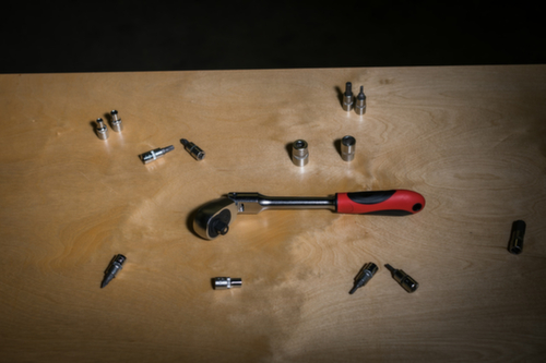 GEDORE R60120027 2K-Gelenk-Umschaltknarre 1/2 292 mm RSW5°