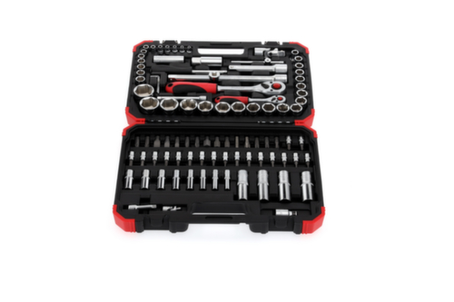 GEDORE R46003094 Steckschlüssel-Satz 1/4"+1/2" 94-teilig