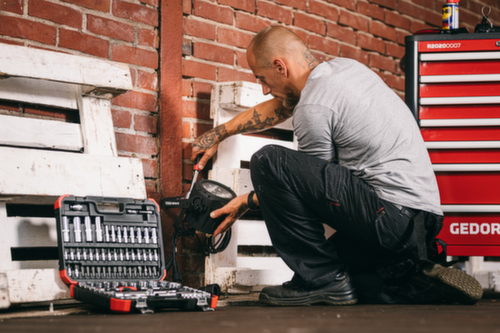 GEDORE R46003094 Steckschlüssel-Satz 1/4"+1/2" 94-teilig