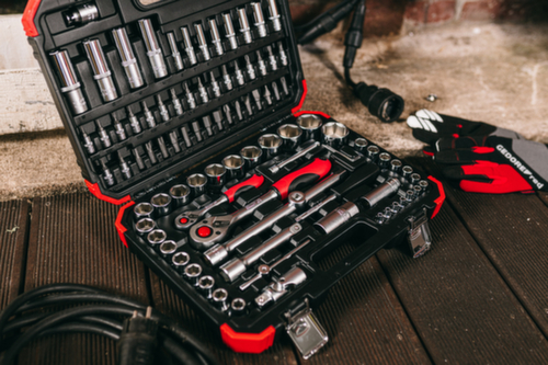 GEDORE R46003094 Steckschlüssel-Satz 1/4"+1/2" 94-teilig