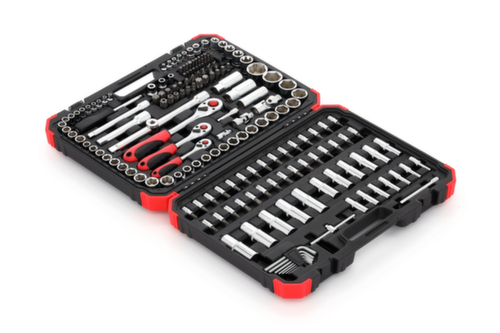 GEDORE R45603172 Steckschlüssel-Satz 1/4"+3/8"+1/2" 172-teilig