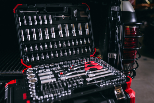 GEDORE R45603172 Steckschlüssel-Satz 1/4"+3/8"+1/2" 172-teilig