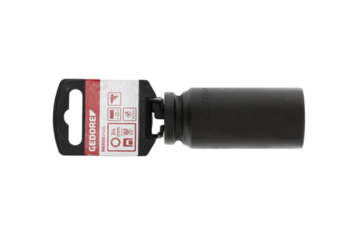GEDORE R63002416 Kraftschraubereinsatz 1/2" 6-kant 24 mm Länge 78 mm