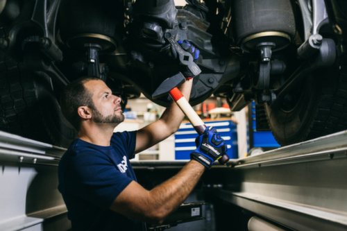 GEDORE 600 H-400 Schlosserhammer ROTBAND-PLUS mit Hickorystiel