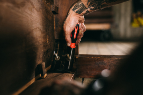 GEDORE R38106529 2K-Schraubendreher Schlitz 6.5 mm 1.2x150 mm