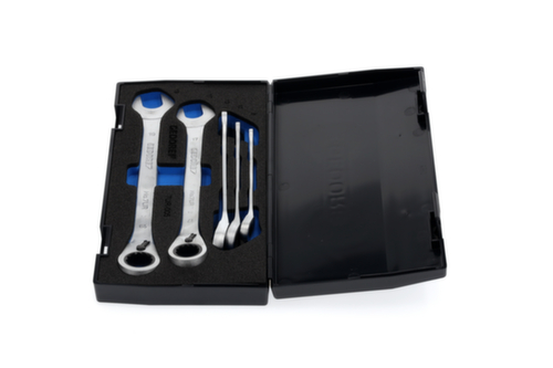 GEDORE 7 UR-005 Satz Maulschlüssel mit Ringratsche