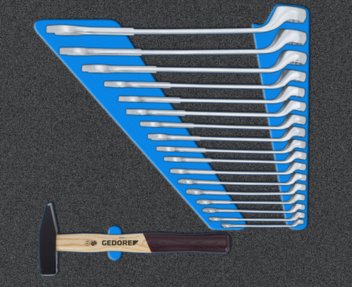 GEDORE WSL-M-TS-172 Wkz.Wagen WORKSTER mit Sortiment 172 teilig