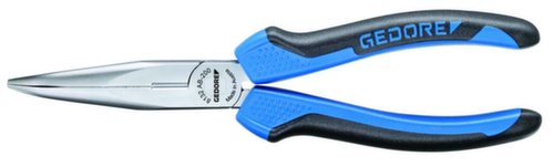 GEDORE 8132 AB-160 JC Flachrundzange 160 mm 2K-Griff