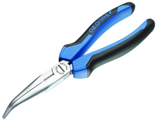 GEDORE 8132 AB-160 JC Flachrundzange 160 mm 2K-Griff