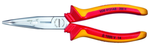 GEDORE VDE 8131 AB-200 H VDE-Mehrfachzange 200 mm gewinkelt