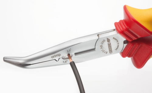 GEDORE VDE 8131 AB-200 H VDE-Mehrfachzange 200 mm gewinkelt