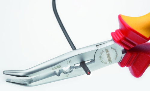 GEDORE VDE 8131 AB-200 H VDE-Mehrfachzange 200 mm gewinkelt