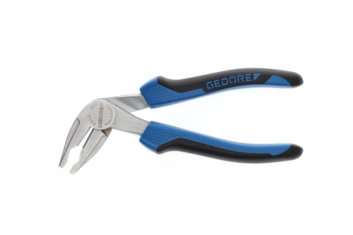 GEDORE 8248-160 JC Gewinkelte Kombinationszange 160 mm 2-K-Griff