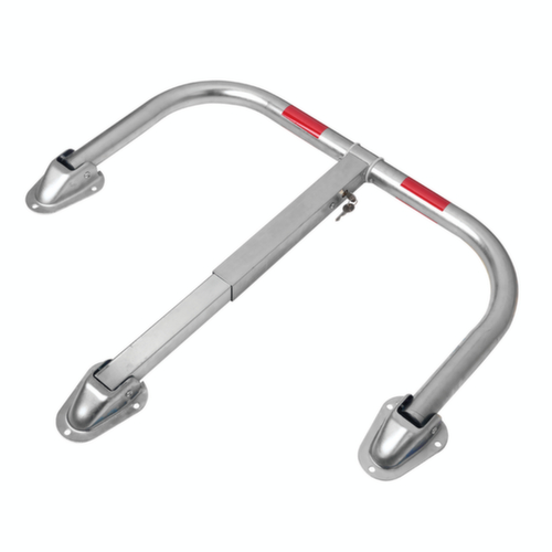 Umlegbarer Parkbügel SESAM, Höhe 455 mm, zum Aufdübeln