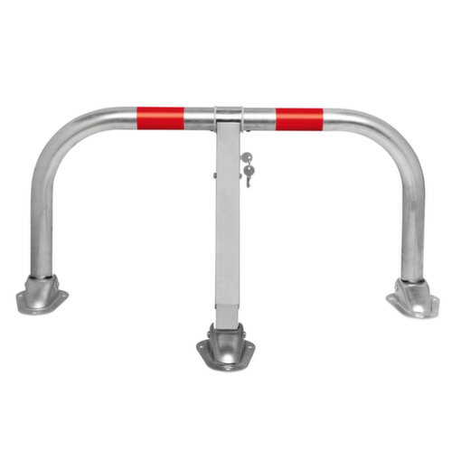 Umlegbarer Parkbügel SESAM, Höhe 455 mm, zum Aufdübeln